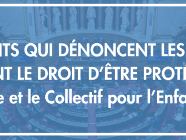 CDP-Enfance et le collectif pour l’Enfance au Sénat pour réclamer une ordonnance de sûreté pour protéger les enfants qui dénoncent des violences